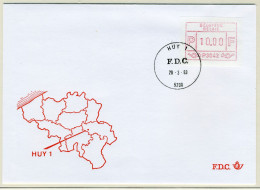 (B) ATM42 FDC Envelop 1983 - Huy 1 (P3042) - Other & Unclassified