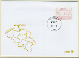 (B) ATM32 FDC Envelop 1983 - Vilvoorde 1 (P3032) - Autres & Non Classés
