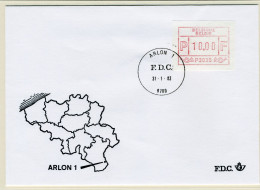 (B) ATM35 FDC Envelop 1983 - Arlon 1 (P3035) - Andere & Zonder Classificatie