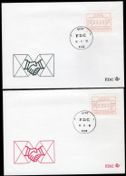 (B) ATM3 FDC Envelop 1981 - Set 6-9-14-59 BEF - 2 - Sonstige & Ohne Zuordnung