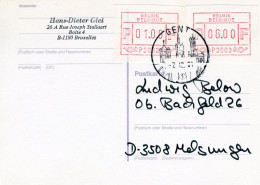 (B) ATM3 FDC Briefkaart 1981 - 1-6 BEF - Other & Unclassified