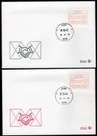 (B) ATM3 FDC Envelop 1981 - Set 6-9-14-59 BEF - Sonstige & Ohne Zuordnung