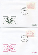 (B) ATM3 FDC Envelop 1981 - Set 6-9-14-59 BEF - 1 - Andere & Zonder Classificatie