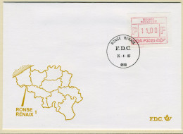 (B) ATM26 FDC Envelop 1983 - Ronse 1 (P3026) - Andere & Zonder Classificatie
