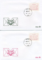(B) ATM2 FDC Envelop 1981 - Set 6-9-14-59 BEF - 1 - Andere & Zonder Classificatie