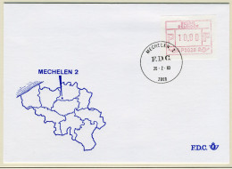 (B) ATM20 FDC Envelop 1983 - Mechelen 2 (P3020) - Sonstige & Ohne Zuordnung