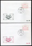 (B) ATM1 FDC Envelop 1981 - Set 6-9-14-59 BEF - 2 - Andere & Zonder Classificatie