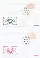 (B) ATM1 FDC Envelop 1981 - Set 6-9-14-59 BEF - Andere & Zonder Classificatie