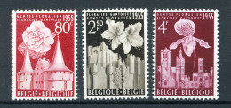 (B) 961/963 MNH 1955 - Gentse Floraliën I. - Ungebraucht