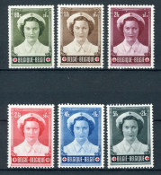 (B) 912/917 MH 1953 - Prinses Joséphine-Charlotte. - Unused Stamps