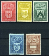 (B) 743/747 MNH 1946 - Wapenschilden. - Unused Stamps