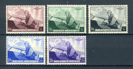 (B) 466/470 MH 1938 - Luchtpostvervoer. - Unused Stamps