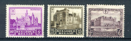 (B) 308/310 MH 1930 - Tuberculosebestrijding - Kastelen - 2 - Unused Stamps