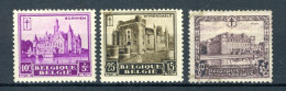 (B) 308/310 MH 1930 - Tuberculosebestrijding - Kastelen - Unused Stamps