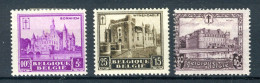 (B) 308/310 MH 1930 - Tuberculosebestrijding - Kastelen - 1 - Unused Stamps