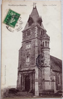 CPA Circulé 1911 , Marolles Les Braults - L'Église, Le Clocher  (118) - Marolles-les-Braults