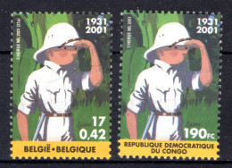 3048 MNH** 2001 - Gemeenschappelijke Uitgifte Met Democratische Rep. Congo - Unused Stamps
