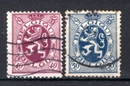 284/285° Gestempeld 1929 - Heraldieke Leeuw - 1929-1937 Lion Héraldique