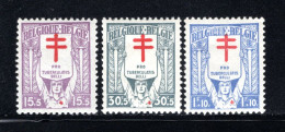 234/236 MNH 1925 - Tuberculosebestrijding. - Unused Stamps