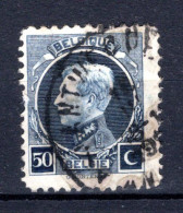 187° Gestempeld 1921 - Koning Albert 1  - 1921-1925 Small Montenez