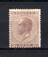19 MH 1865-1866 - Z.M. Koning Leopold I - 1865-1866 Profilo Sinistro