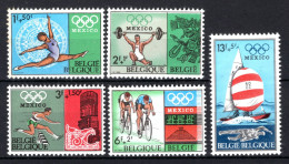 1456/1460 MNH 1968 - Olympische Spelen In Mexico - Nuevos