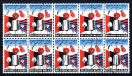 1313° Gestempeld 1965 - Textirama Gent 10 St. - Used Stamps
