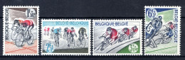 1255/1258 MNH 1963 - 80e Verjaardag Belgische Wielrijdersbond - Nuevos