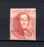 12 MH 1861 - Langwerpig Medaillon (dun Papier) - 1858-1862 Medallones (9/12)