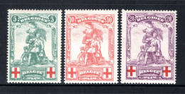 126/128 MNH 1914 - Ten Voordele Van Het Rode Kruis - 1914-1915 Croix-Rouge