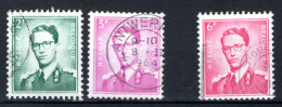 1066/1067-1069° Gestempeld 1958 - Z.M. Koning Boudewijn - Oblitérés