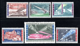 1047/1052 MNH 1958 - Wereldtentoonstelling In Brussel. - Unused Stamps