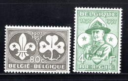 1022/1023 MNH 1957 - 50ste Verjaardag Van De Padvindersbeweging. - Unused Stamps