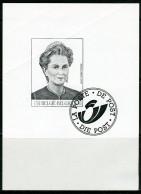(B) Zwart Wit Velletje 2000  - GCA5 Koningin Paola  (2881) - Schwarz-weiß Kleinbögen [ZN & GC]