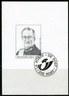 (B) Zwart Wit Velletje 1998  - GCA3 Koning Albert II  (2740) - B&W Sheetlets, Courtesu Of The Post  [ZN & GC]