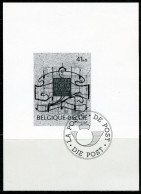 (B) Zwart Wit Velletje 1997  - GCA2 Horta Museum In St. Gillis  (2684) -1 - Schwarz-weiß Kleinbögen [ZN & GC]