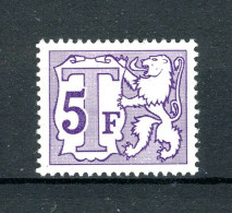 (B) TX69P7 MNH 1966 - Nieuw Type Heraldieke Leeuw - Timbres