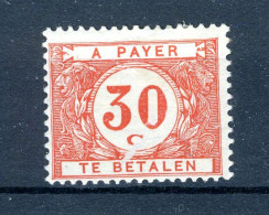 (B) TX35 MH 1922 - Dik Gekleurd Cijfer Op Witte Achtergrond - Stamps