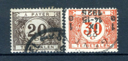 (B) TX34/35 Gestempeld 1922 - Dik Gekleurd Cijfer Op Witte Achtergrond - 8 - Briefmarken
