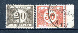 (B) TX34/35 Gestempeld 1922 - Dik Gekleurd Cijfer Op Witte Achtergrond - 6 - Francobolli