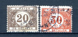 (B) TX34/35 Gestempeld 1922 - Dik Gekleurd Cijfer Op Witte Achtergrond - 10 - Stamps