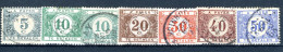 (B) TX32/38 Gestempeld 1922 - Dik Gekleurd Cijfer Op Witte Achtergrond - Francobolli