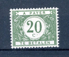 (B) TX28 MH 1919 - Dun Gekleurd Cijfer Op Witte Achtergrond - Briefmarken