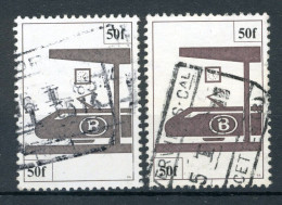 (B) TR457 Gestempeld 1982 - Pictogram Station (2 Stuks) - Used