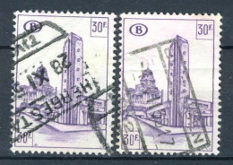 (B) TR349 Gestempeld 1953 - Noord Zuid Verbinding Brussel (2 Stuks) - 4 - Gebraucht