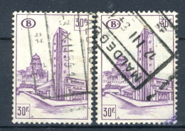 (B) TR349 Gestempeld 1953 - Noord Zuid Verbinding Brussel (2 Stuks) - 5 - Usados