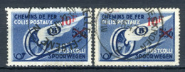 (B) TR292 Gestempeld 1946 - Gevleugeld Wiel Met Rode Opdruk (2 Stuks) - 5 - Usati