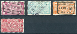 (B) TR255/258 Gestempeld 1941 - Rijkswapen Gewijzigde Kleuren - Usados