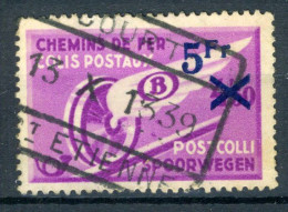 (B) TR203 Gestempeld 1938 - Postpakketzegels Gevleugeld Wiel - 3 - Usados