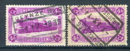 (B) TR176 Gestempeld 1934 - Spoorwegzegels Voor Kleine Pakketten (2 Stuks) - Afgestempeld